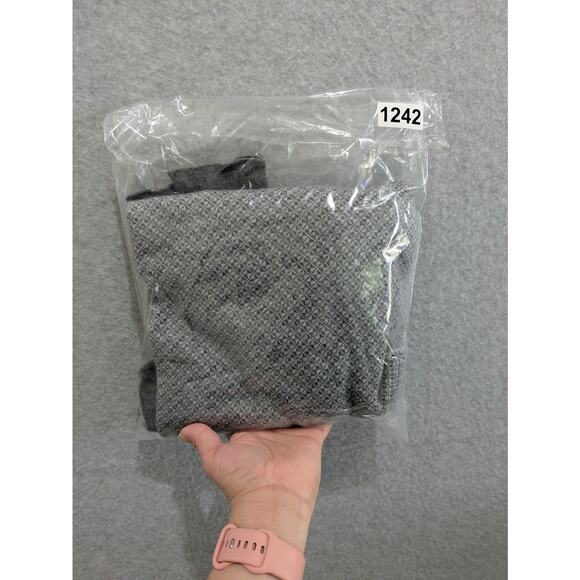 Paul Mark Sweater Mens M Gray Long Sleeve Colorblock Mock Neck Lounge Pullover - Picture 9 of 9